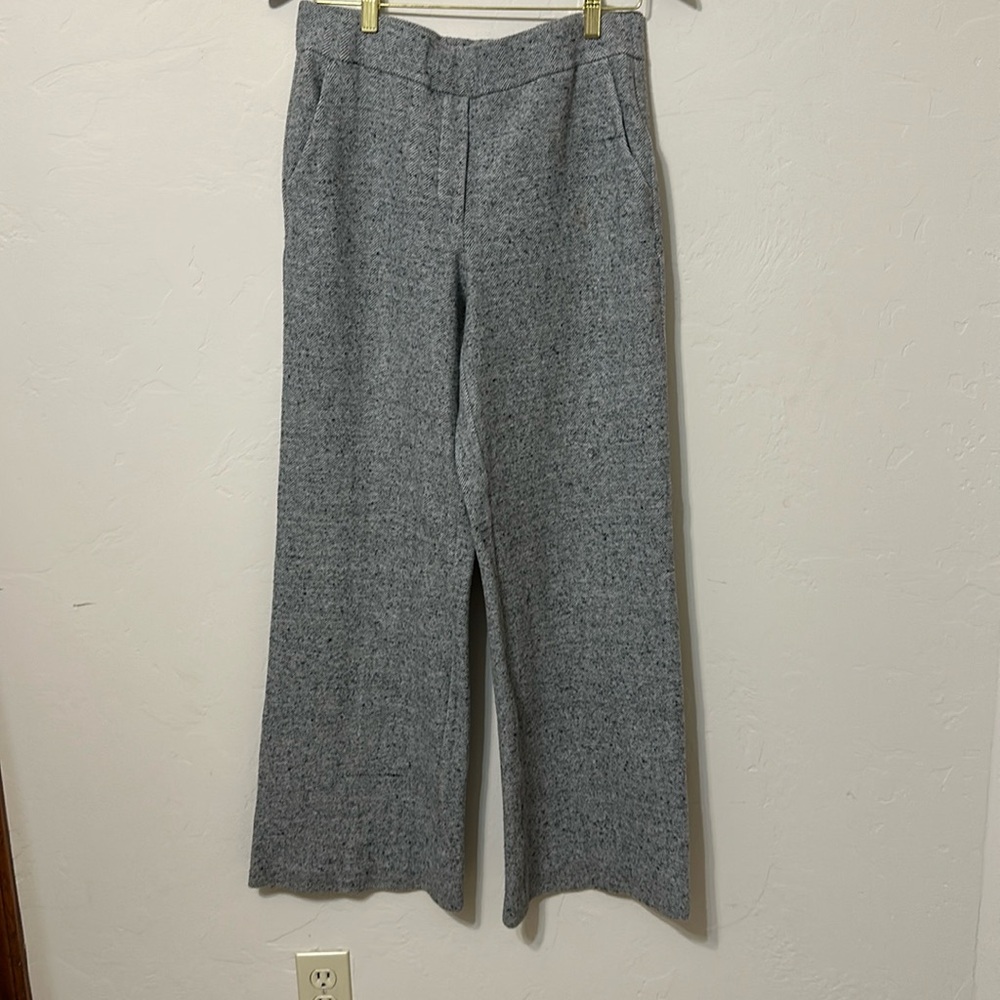 Theory Grey Herringbone Pant M